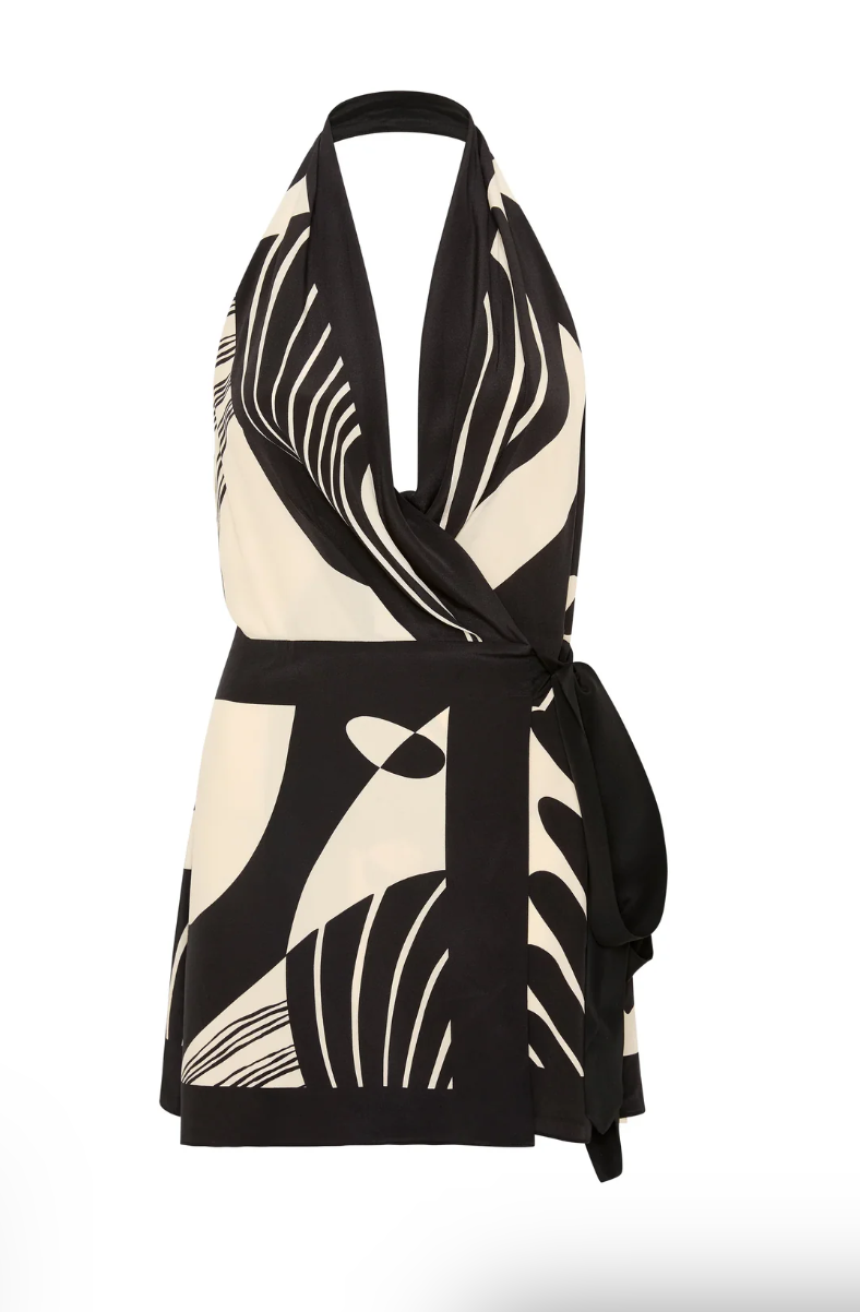 Cléo – Robe Courte Graphique