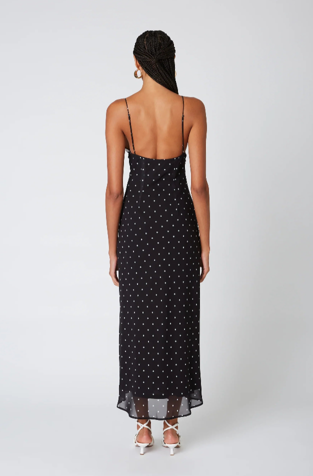 Juliette – Robe Nuisette à Pois