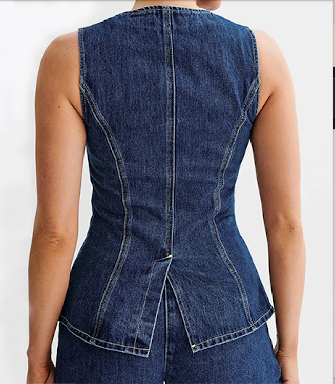 Inès – Ensemble Denim Cintré