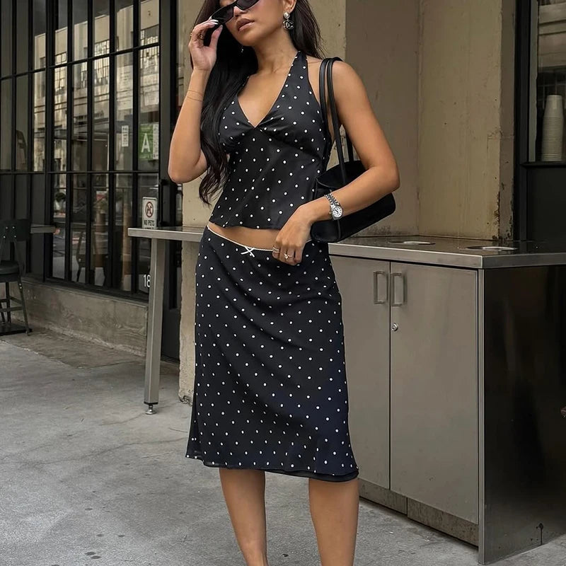 Nina- Ensemble à Pois Vintage