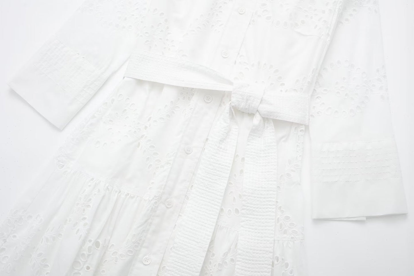 Caroline – Robe Longue Brodée