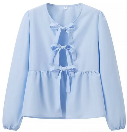Helene – Blouse Nouée Fluide