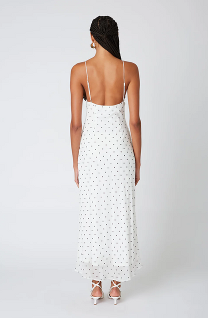 Juliette – Robe Nuisette à Pois