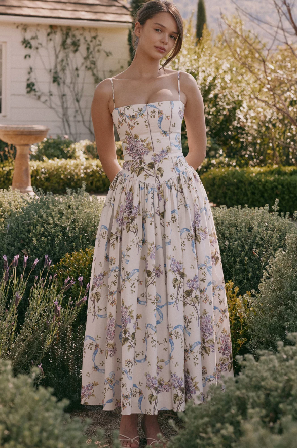Violette – Robe corset romantique