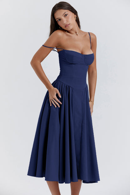Isabella – Robe Midi Corsetée