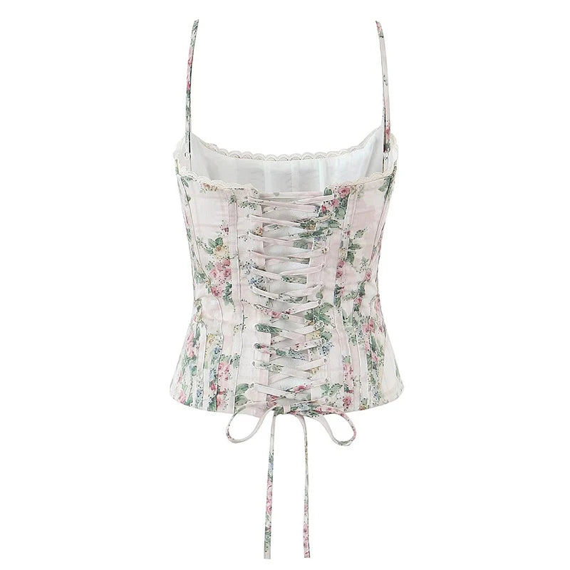 Violette – Corset fleuri, coquette et féminine