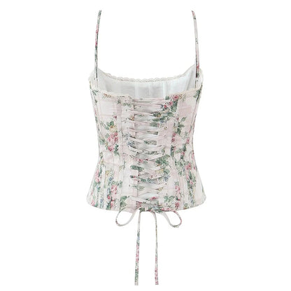Violette – Corset fleuri, coquette et féminine