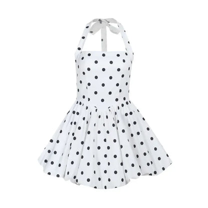 Brigitte – Robe Courte à Pois