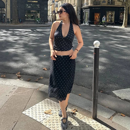 Nina- Ensemble à Pois Vintage