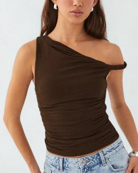 Inaya – Top Asymétrique Froncé