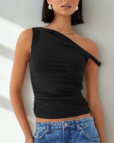 Inaya – Top Asymétrique Froncé