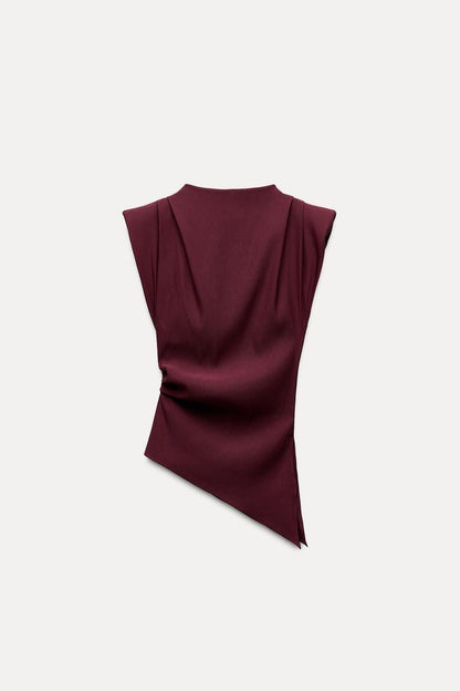 Élina – Top Asymétrique Structuré