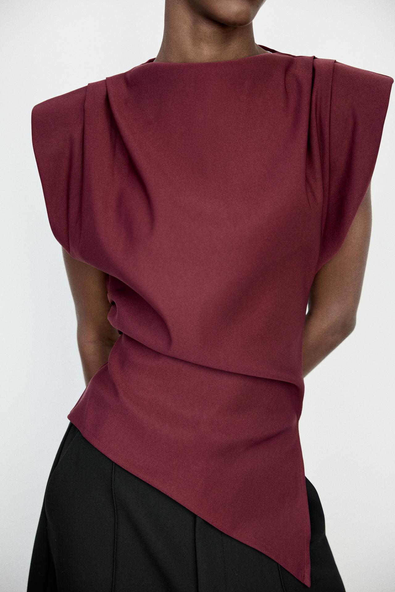 Élina – Top Asymétrique Structuré